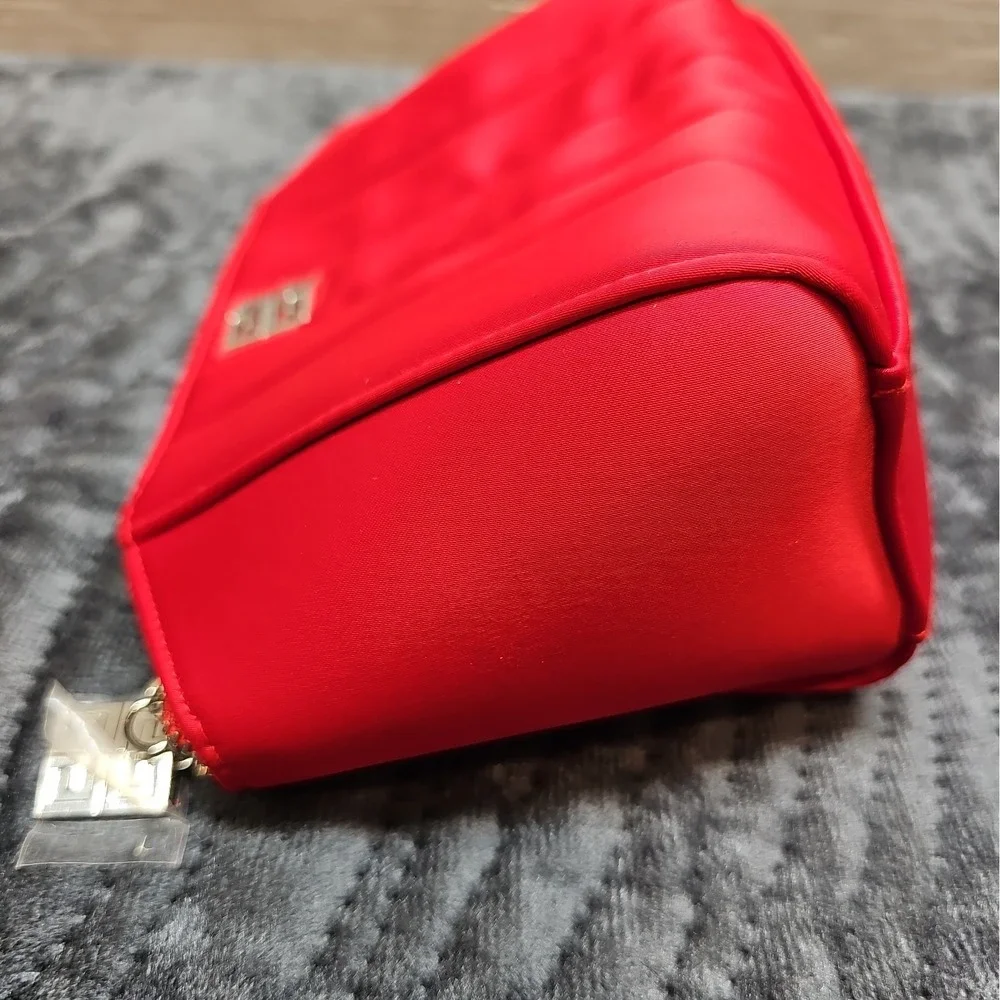 Women's ladiesNEW GIVENCHY Parfums Limited Edition RED Makeup Bag Cosmetic Pouch